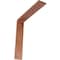 Ekena Millwork Hamilton Steel Bracket, Hammered Copper 2"W x 10"D x 10"H BKTM02X10X10HAHCO - alternate 1